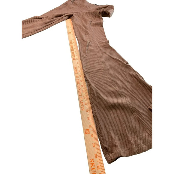 Area Stars Ribbed Flare Pants Womens Brown Size XS - Picture 7 of 10